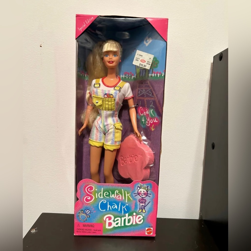 NWT sidewalk chalk Barbie collectors doll